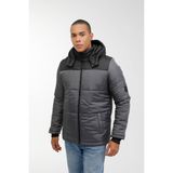 Kinetix ml Arny-C Coat 3pr Gri Erkek Kısa Kaban - Gri - Siyah