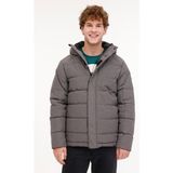 Kinetix ml Downey Coat 4pr Grı Melanj Erkek Kısa Kaban - XL - Gri