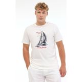 Kinetix ml Etcor 11MRN200 5fx Beyaz Erkek Kısa Kol T-Shirt - 2XL