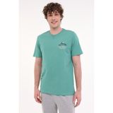 Kinetix ML FINE 11OTD206 5FX Yeşil Erkek Kısa Kol T-Shirt - XL