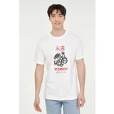 Kinetix ML Latne 11ES-SLG-106 4FX Beyaz Erkek T-shirt