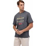 Kinetix ml Lıber 11VNTG200 5fx Gri Erkek Kısa Kol T-Shirt - 2XL