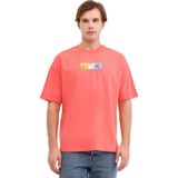 Kinetix ml Luela 11HS102 5fx Somon Erkek Kısa Kol T-Shirt - 2XL - 7F8-Pembe