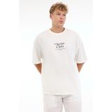 Kinetix ml Nacot 11HS103 5fx Beyaz Erkek Kısa Kol T-Shirt