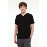 Kinetix Siyah Erkek Kısa Kol T-Shirt MB PAM V 11SN221 5FX