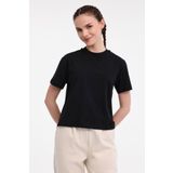 Kinetix Siyah Kadın Kısa Kol T-Shirt WL UNI 11KT70 5FX
