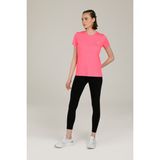 Kinetix SN230 Basic Pes C Neck T- Fuşya Kadin T-Shirt - Pembe