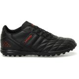 Kinetix VOLKY TF 3PR Unisex Halı Saha Ayakkabısı Siyah Renk, PVC Malzeme, Türkiye Menşeli - Siyah - Kırmızı