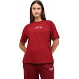 Kinetix Wl 11BUD BTS-K16 5pr Bordo Kadın Kısa Kol T-Shirt - XS