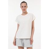 Kinetix Wl Bınt 11BT217 5fx Ekru Kadın Kısa Kol T-Shirt - M - Bej