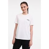 Kinetix Wl Hannah 11KT72 5fx Ekru Kadın Kısa Kol T-Shirt - XL - Bej