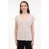 Kinetix Wl Joın 11kt903 5fx Gri Kadın Kısa Kol T-Shirt - M