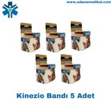 Kineziyo Bandı 5cm x 5m (5 Adet)