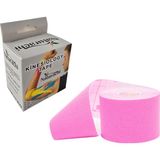 Kinezyobant Sporcu Bandı Kinesio Tape 5 Metre*5Cm Pembe Renk