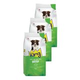 King Biftekli Yetişkin Köpek Maması 3 x 7 kg