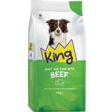 King Biftekli Yetişkin Köpek Maması 7 kg Yüksek Protein İçeriği ile Sağlıklı Beslenme