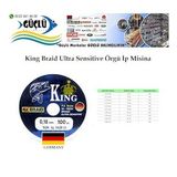 KİNG BRAİD ULTRA SENSİTİVE ALMAN İP MİSİNA 4X PE ÖRGÜ 0,20MM