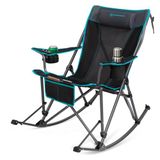 King Camp Fundango Berlin Classic Chair Plus Sallanan Katlanır Kamp Sandalyesi Blk/Grey