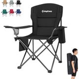 King Camp Kingcamp Lotus Xl Cool Ice Ultra Konforlu & Takviyeli Kamp Sandalyesi Black