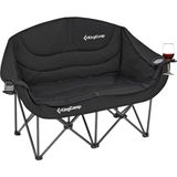 King Camp Kingcamp Loveseat Double Çift Kişilik Katlanır Kamp Sandalyesi Black - Siyah