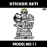 King Coklu Araba Arka Cam Yazisi - Sticker Araba Cam Bagaj Uyumlu Et,Ket Kask Motosiklet Dolap Cam Uyumlu Yapiskan