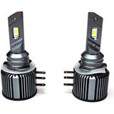 King Eagle H15 Kısa Kasa LED Far Ampulü 16.000 Lumen 160W Kıngeagle H15 Premium LED Xenon - Yok - Beyaz