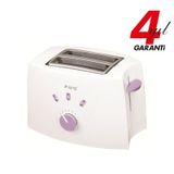 King K-2174 Vanessa 2 Dilim Hazneli Ekmek Kızartma Makinesi Beyaz