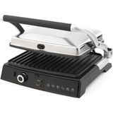 King K-462 GrillMaster 2000W Granit Izgara ve Tost Makinesi İnox - Beyaz