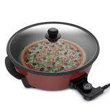 King K2101 Tavazade Çok Amaçlı Pizza Tavası Siyah
