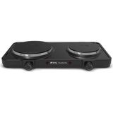 King K2104 Powerheat Duo Elektrikli Ocak - Siyah