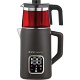 King K3113 Çaystar Plus Dijital Çay Makinesi (Siyah)