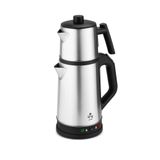 King K736 Arvella Çay Makinesi | 1,8L Su Haznesi, 0,8L Çelik Demlik, 1500W