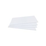 King Karton Plastik PP Oluklu Levha (Beyaz, 1000 g/m², 100×100 cm) – 3’lü Paket