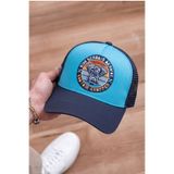 King Kerosin Motor Nakışlı Trucker Şapka – Fileli Unisex Biker Snapback Şapka