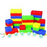 King Kids Anaokulu Arabalı Tuğla 40 Parça Br 7030