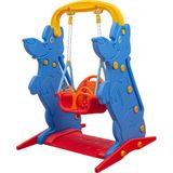 King Kids Çocuk Salıncak - Iç ve Dış Mekan Kullanıma Uygun, Anaokulu ve Oyun Parkı Için - Mavi