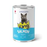 King Konserve Somonlu Yetişkin Kedi Maması 400 G