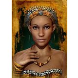 King Of Puzzle Testili Afrikalı Kadın Zaire 1000 Parça Puzzle