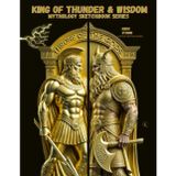 KING OF THUNDER & WISDOM: Duality of Legends — Artist Sketchbook: 120-Page Mythology Drawing Notebook for Tattoo Artists & Creators