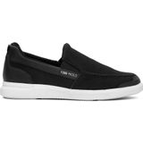 King Paolo F1182 Loafer Krakers Erkek Memory Foam Casual Ayakkabı Siyah