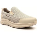 King Paolo K1114 Erkek Lastikli Memory Foam Comfort Battal Boy Spor Ayakkabı 45-46-47 - Bej