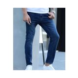 KING SEZAR Mavi Likralı Skinny Fit Erkek Jean Erkek Kot Pantolon