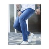 KING SEZAR Siyah Likralı Slim Fit Erkek Jean Erkek Kot Pantolon