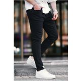KING SEZAR Siyah Likralı Slim Fit Erkek Jean Pantolon