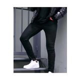 KING SEZAR Siyah Slim fit Erkek Jean -Erkek Pantolon