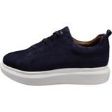 King Shoes Bağsız Spor Erkek Ayakkabı 426 Lacivert Nubuk