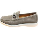 King Shoes Bej Süet Tokalı Erkek Ayakkabı