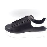 King Shoes Büyük Numara Spor Erkek Ayakkabı EKS425 Siyah Beyaz