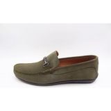 King Shoes Haki Büyük Numara Erkek Günlük Ayakkabı