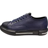 King Shoes Lacivert Deri Spor Erkek Ayakkabı